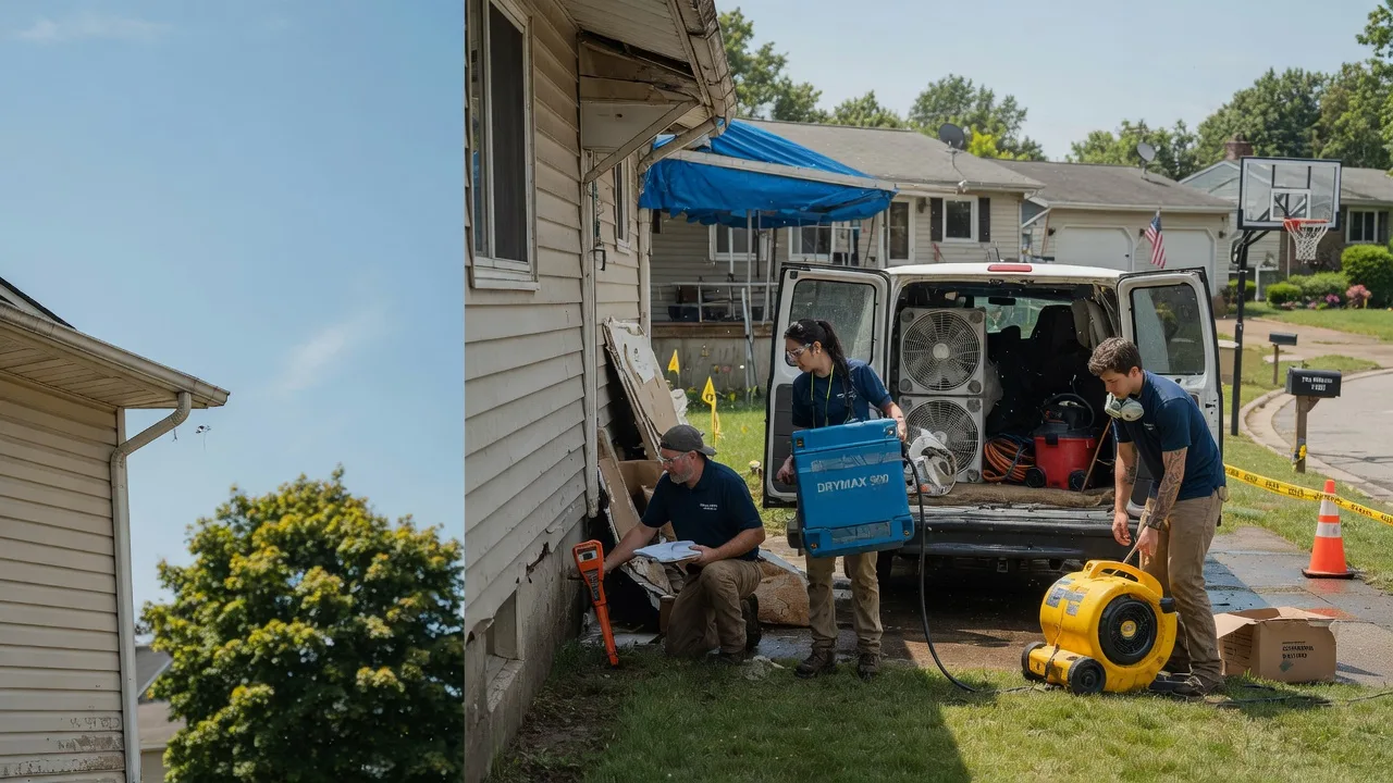 Ceiling Leak Cleanup in Morris, PA near me